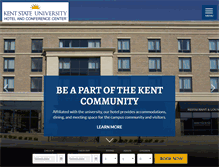 Tablet Screenshot of kentstatehotel.com